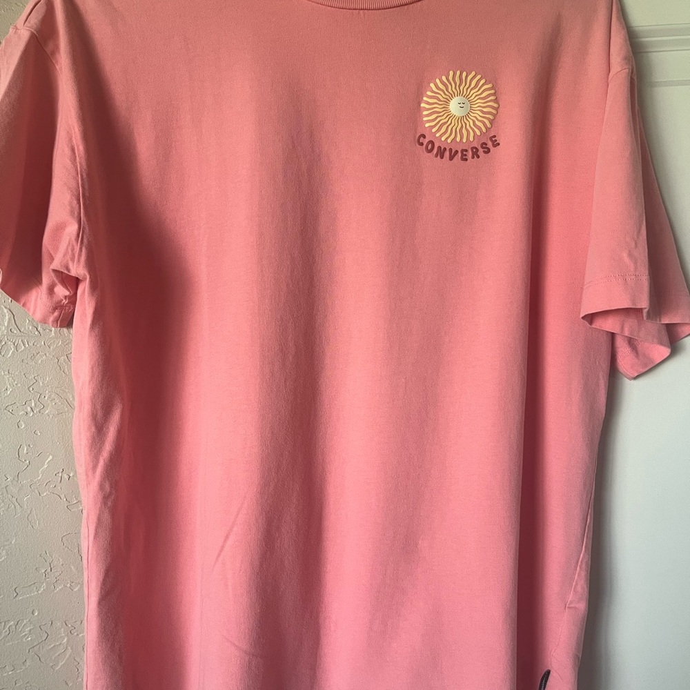 Converse Sunburst Coral Pink Tee